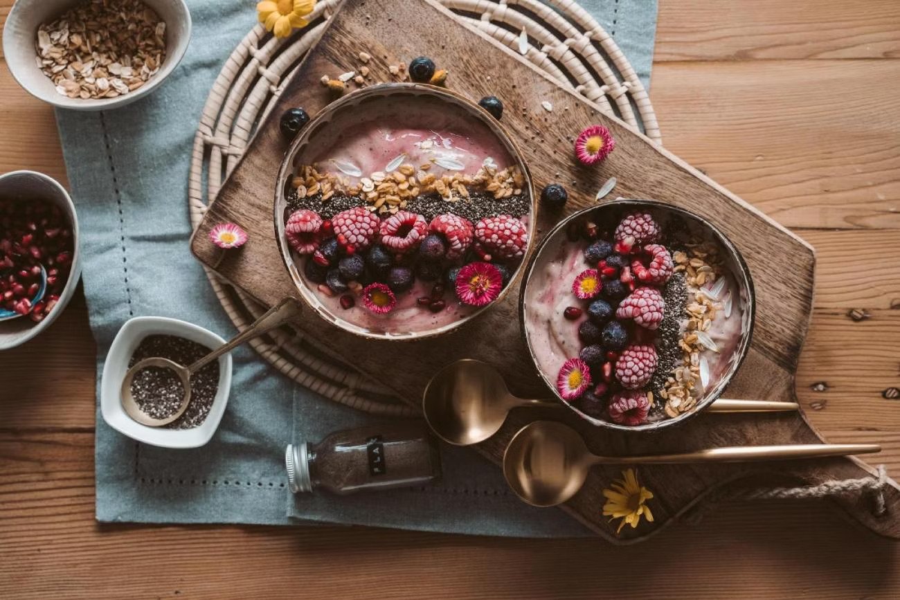 Overnight Oats mit Beeren