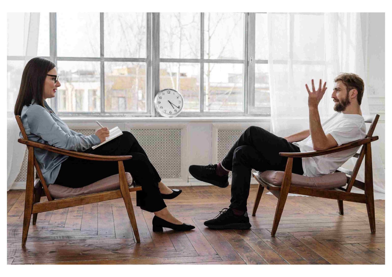 Kranus Edera: Mann in Therapiestunde