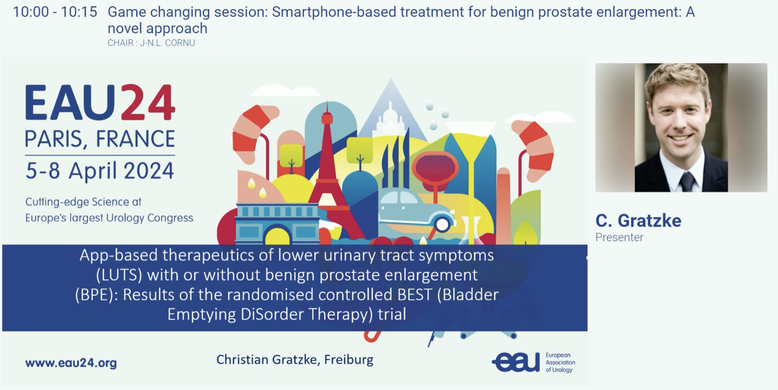 EAU 2024 - Game changing session