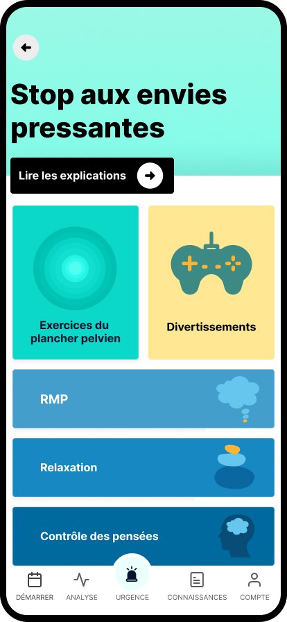 Arrêt d'urgence et journal des mictions