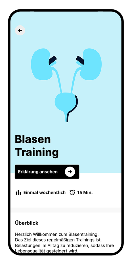 Blasentraining